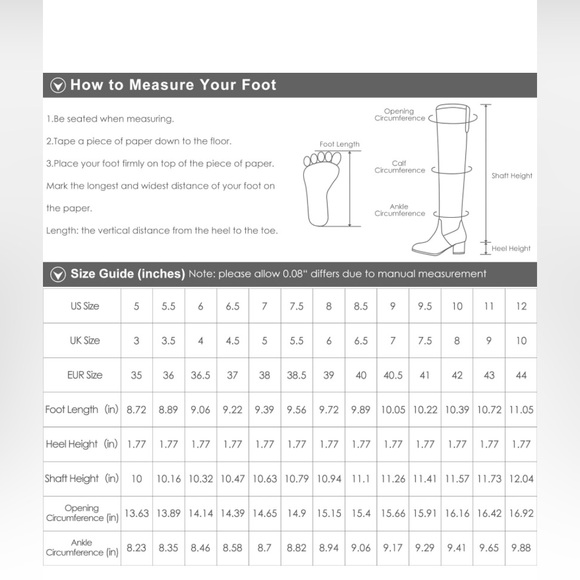 Mid Calf Riding Winter Boots - Picture 7 of 7